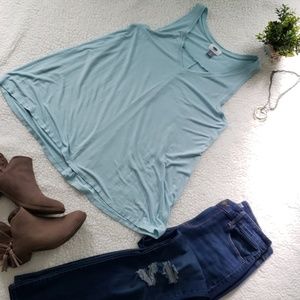 Old Navy light blue tunic tank EUC
